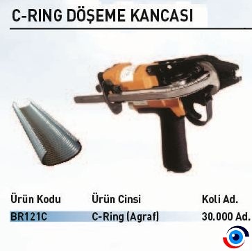  C-Ring Döşeme Kancası
