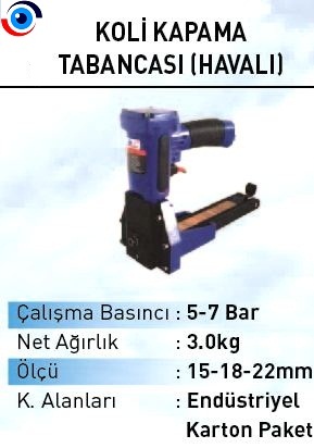   Havalı Koli Kapama Makinası