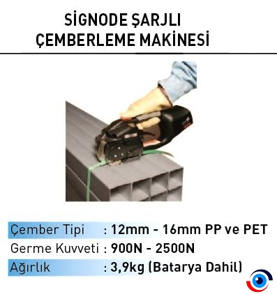    Şarjlı Çember Makinası (Signode)