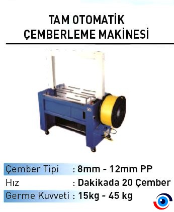  Tam Otomatik Çemberleme Makinesi