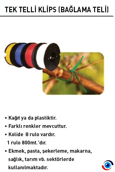  Fidan Bağlama Teli, Dal Bağlama Teli, Fide Bağlama Teli.