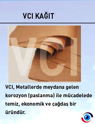  VCI Kağıt (Korozyon Önleyici Ambalaj Kağıdı)